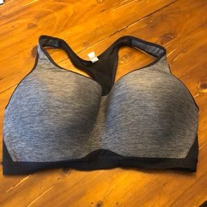 Gray UA sports bra